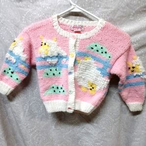 Pink girls sheep sweater